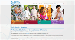 Desktop Screenshot of holyfamilyservices.com.au